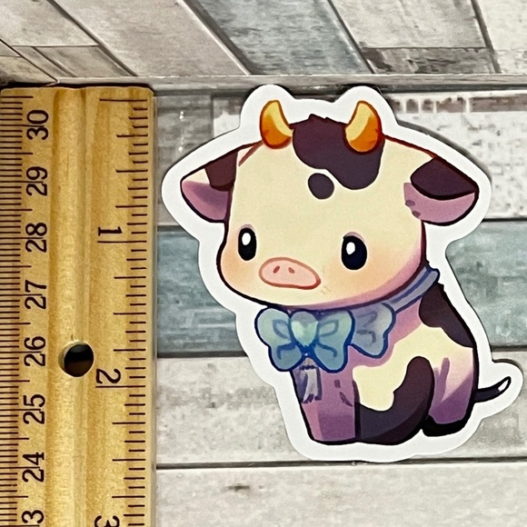 ๐10/$10๐ Cow Reusable Waterproof Vinyl Sticker Decal - Picture 1 of 1